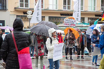 Demo gegen die Corona Maßnahmen in München