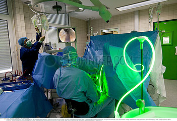 Endoscopic prostate surgery