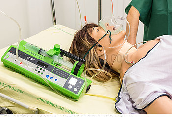 Reportage_218 Ausbildung am Patientensimulator / Patient simulator
