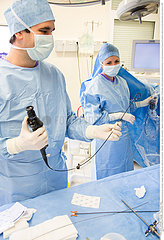 Reportage_255 Harnleiterspiegelung und Nierensteinzertrümmerung / Ureteroscopy and Laser Lithotripsy