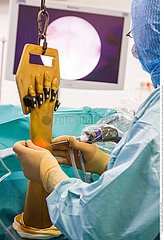 Reportage_212 Arthroskopie Handgelenk / Arthroscopic surgery