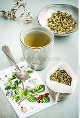 Hawthorn flower tea