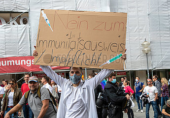 Corona Rebellen demonstrieren erneut in München