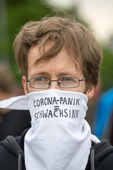 Deutschland  Bremen - Demonstration gegen Corona-Restriktionen