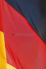 Berlin  Deutschland  Nationalfahne der Bundesrepublik Deutschland