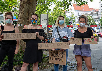 Black Lives Matter Kundgebung in München