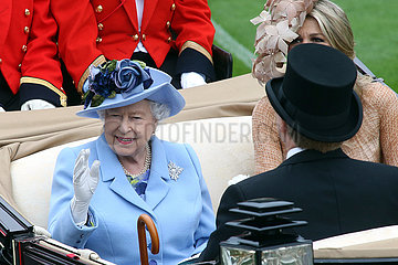 Royal Ascot  Grossbritannien  Queen Elizabeth the Second