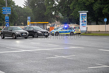 Polizeieinsatz in München: Auto fährt in Menschenmenge