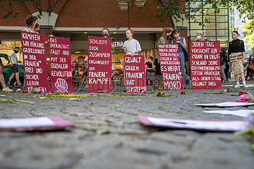 Kundgebung gegen Frauenmorde in München