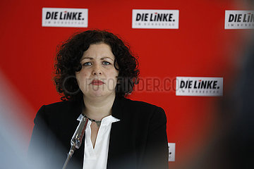 Pressekonferenz der Fraktion der Linken im Bundestag  Reichstagsgebaeude