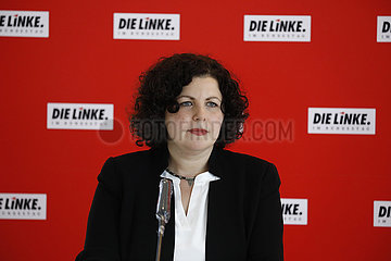 Pressekonferenz der Fraktion der Linken im Bundestag  Reichstagsgebaeude