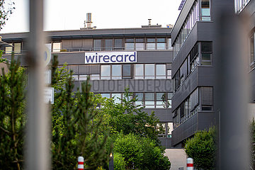 Wirecard Zentrale am Abend