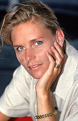 Katrin Krabbe  Leichtathletin  Portraet  1995