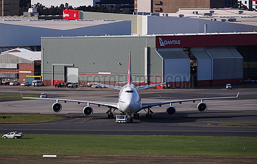 AUSTRALIEN-SYDNEY-QANTAS-LAST BOEING 747