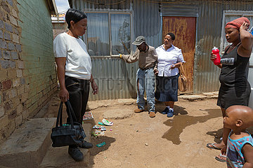 Johannesburg  Soweto  Suedafrika - Sozialprojekte-Aids im Township  Soweto