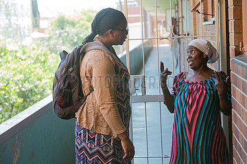 Pretoria  Suedafrika - Pastorin Rosalie Madika  Fluechtlingshilfe