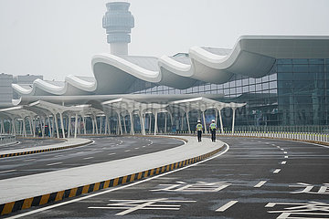 CHINA-JIANGSU-Nanjing-Airport-Terminal 1 wieder öffnen (CN)