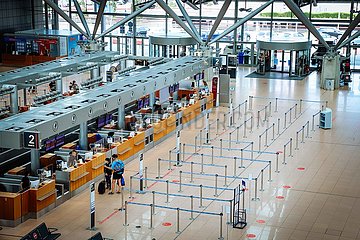 Leere im Terminal - Helmut Schmidt Airport