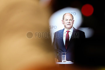 DEUTSCHLAND-BERLIN-SPD-OLAF SCHOLZ-Kanzlerkandidatin-NOMINIERUNGS