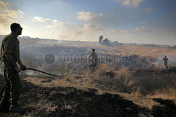 ISRAEL-SDEROT-IDF-FIRE