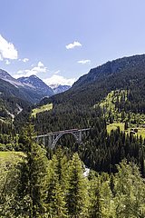 Langwieser Viadukt  Rh?tische Bahn  Graub?nden  Schweiz