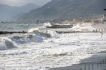 Extreme high waves in Ligury