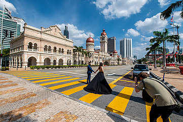 (CitySketch) MALAYSIA-Kuala Lumpur-reizende Stadt