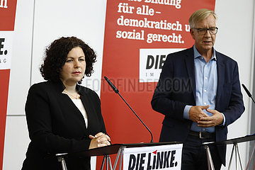 Pressekonferenz: Klausur der Bundestagsfraktion Die Linke   4. September 2020