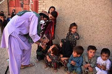 AFGHANISTAN-KANDAHAR-Polio-IMPFUNG