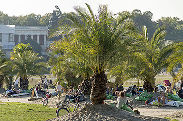 Palmengarten auf der Theresienwiese  Aktion Sommer in der Stadt  Muenchen  September 2020