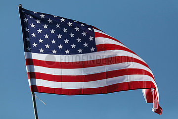 Kvareli  Georgien  Nationalfahne der USA