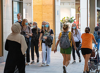 München führt die Maskenpflicht am Marienplatz und in der Fußgängerzone ein