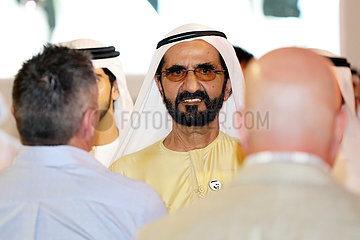 Dubai  Vereinigte Arabische Emirate  Scheich Mohammed bin Rashid al Maktoum  Oberhaupt des Emirats Dubai