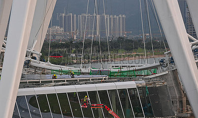 CHINA-GUANGDONG-PARK-RIESENRADKonstruktion (CN)