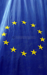 Berlin  Deutschland  Fahne der Europaeischen Union
