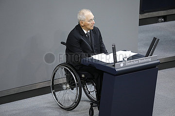 Gedenkstunde fue den verstorbenen Vizepraesidenten Thomas Oppermann  Dt. Bundestag