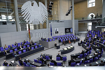 Gedenkstunde fue den verstorbenen Vizepraesidenten Thomas Oppermann  Dt. Bundestag