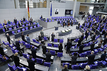 Gedenkstunde fuer den verstorbenen Vizepraesidenten Thomas Oppermann  Dt. Bundestag