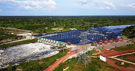 UGANDA-Kiryandongo-CHINA-Karuma Wasserkraft-Projekt-CONSTRUCTION