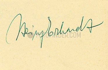 Heinz Erhardt  Humorist  Autogramm mit Widmung  1958
