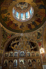 Republik Moldau  Curchi - Ikonostase in der Hauptkirche des Klosters Curchi