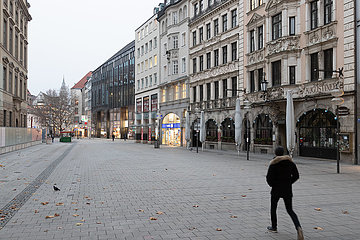 Wirtschaftskrise für den Einzelhandel: Kaum Menschen sind in der Fußgängerzone unterwegs