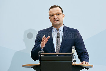 Berlin  Deutschland - Jens Spahn  Bundesminister fuer Gesundheit.
