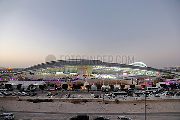 Doha  Reitstadion Al Shaqab am Abend