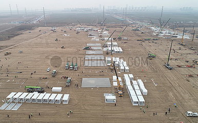 CHINA-HEBEI-SHIJIAZHUANG-COVID-19-ISOLATION CENTER-CONSTRUCTION (CN)