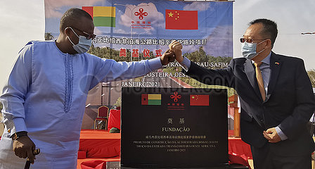 GUINEA-BISSAU PRÄSIDENT-CHINA-Straßenbau-verleihung
