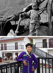 (POVERTY RELIEF ALBUM) CHINA-SICHUAN-ABULUOHA-VILLAGERS-BEFORE & AFTER (CN)
