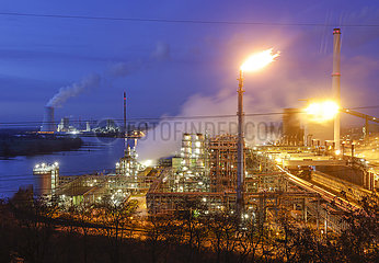 ThyssenKrupp Steel Europe  Kokerei Schwelgern am Rhein in Duisburg Marxloh  Ruhrgebiet  Nordrhein-Westfalen  Deutschland