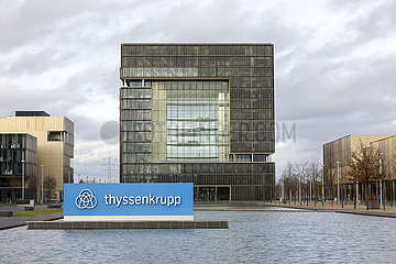 ThyssenKrupp Hauptverwaltung  Essen  Ruhrgebiet  Nordrhein-Westfalen  Deutschland