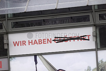 Berlin  Deutschland  Geschaeft ist geschlossen